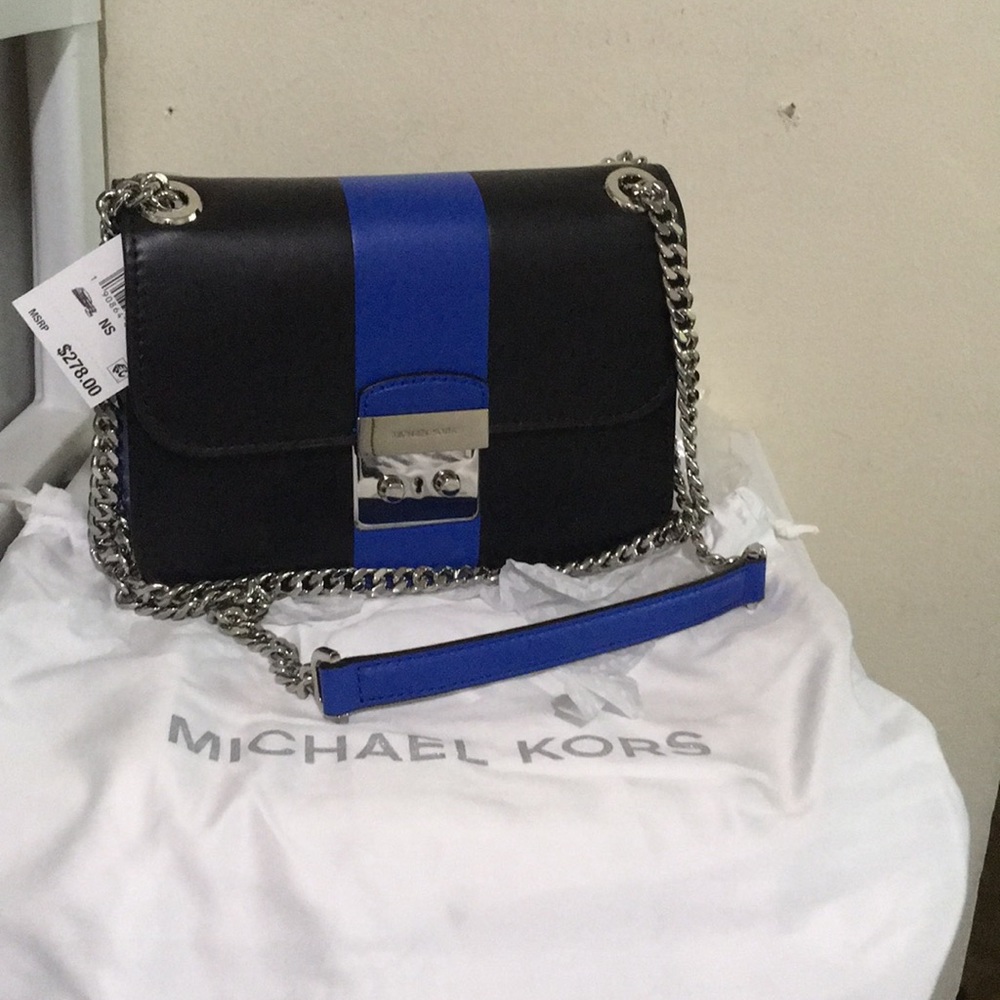 Michael Kors Center Stripe sheldrake MD chain - Picture 1 of 6